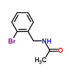 N-(2-溴苄基)乙酰胺结构式