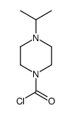 1-Piperazinecarbonyl chloride, 4-(1-methylethyl)- (9CI)结构式