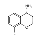 (R)-8-氟苯并吡喃-4-胺结构式