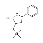2-(trimethylsilylmethyl)-4-phenyl-γ-butyrolactone Structure