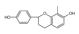 (2S)-2-(4-hydroxyphenyl)-8-methyl-3,4-dihydro-2H-chromen-7-ol Structure