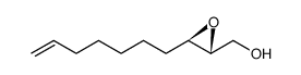 (2R,3R)-2,3-epoxy-9-decen-1-ol Structure