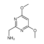 (4,6-二甲氧基嘧啶-2-基)甲胺结构式