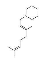 1-(3,7-dimethylocta-2,6-dienyl)piperidine结构式