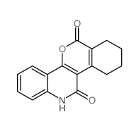 8,9,10,12-tetrahydro-7H-isochromeno[4,3-c]quinoline-6,11-dione结构式