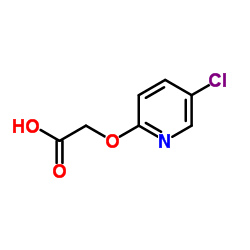 2-[(5-氯-2-吡啶基)氧基]乙酸结构式