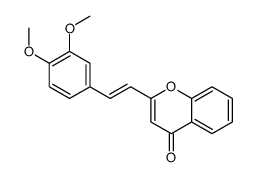 2-[2-(3,4-dimethoxyphenyl)ethenyl]chromen-4-one Structure