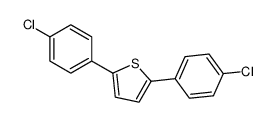 2,5-bis(4-chlorophenyl)thiophene Structure