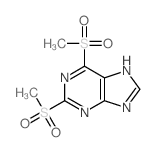 2,6-bis(methylsulfonyl)-5H-purine结构式
