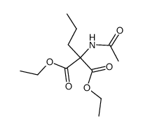 acetylamino-propyl-malonic acid diethyl ester结构式