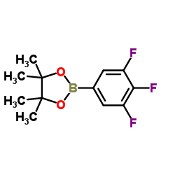 3,4,5-三氟苯基硼酸频那醇酯结构式