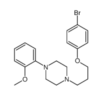 1-[3-(4-bromophenoxy)propyl]-4-(2-methoxyphenyl)piperazine结构式