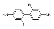 4,4'-Diamino-2,2'-dibromobiphenyl Structure