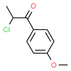 1-Propanone, 2-chloro-1-(4-methoxyphenyl)-, (R)- (9CI) Structure