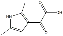 2-(2,5-dimethyl-1H-pyrrol-3-yl)-2-oxoacetic acid Structure