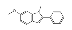 6-methoxy-1-methyl-2-phenylindole Structure