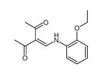 3-o-phenetidinomethylene-pentane-2,4-dione Structure