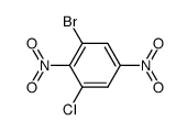 1-bromo-3-chloro-2,5-dinitro-benzene Structure