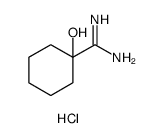 Cyclohexanecarboximidamide, 1-hydroxy-, hydrochloride Structure