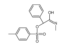 (S)-2-(甲基氨基)-2-氧代-1-苯基乙基 4-甲基苯磺酸酯结构式