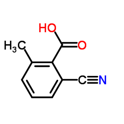 2-Cyano-6-methylbenzoic acid Structure
