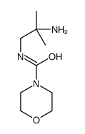 N-(2-amino-2-methylpropyl)morpholine-4-carboxamide结构式