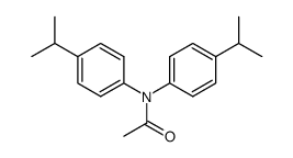 N-Acetyl-N,N-di(4-isopropylphenyl)amine结构式