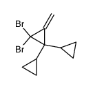 2,2-Dibromo-3,3-dicyclopropylmethylenecyclopropane Structure