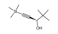 (R)-t-butyl trimethylsilylethynyl carbinol结构式