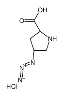 (2S,4S)-H-L-Pro(4-N3)-OH Structure