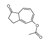 (1-oxo-3,8a-dihydro-2H-azulen-5-yl) acetate结构式