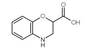 3,4-二氢-2H-1,4-苯恶嗪-2-羧酸结构式