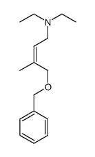 N,N-diethyl-3-methyl-4-phenylmethoxybut-2-en-1-amine Structure