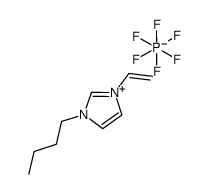 1-乙烯基-3-丁基咪唑六氟磷酸盐结构式