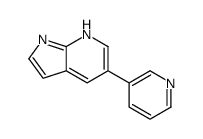 5-(吡啶-3-基)-1H-吡咯并[2,3-b]吡啶结构式