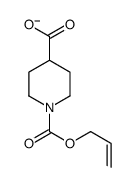 N-(ALLYLOXYCARBONYL)-4-PIPERIDINECARBOXYLIC ACID Structure