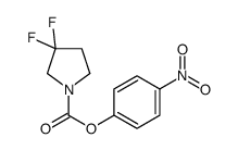 (4-nitrophenyl) 3,3-difluoropyrrolidine-1-carboxylate Structure
