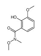 2-hydroxy-N,3-dimethoxy-N-methylbenzamide结构式