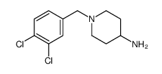 1-(3,4-二氯苄基)-4-哌啶基胺结构式