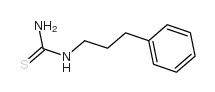 1-(3-苯丙基)-2-硫脲结构式