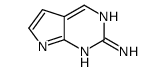 7H-吡咯并[2,3-D]嘧啶-2-胺结构式