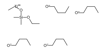 butan-1-olate,diethoxy(dimethyl)silane,titanium(4+)结构式