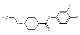 反式-3,4-二氟苯基 4-丙基环己烷羧酸图片