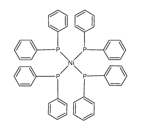{Ni(C12H10P)2(Diphenylphosphin)2}结构式
