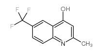2-methyl-6-trifluoromethyl-4-quinolinol Structure