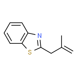 Benzothiazole, 2-(2-methyl-2-propenyl)- (9CI)结构式