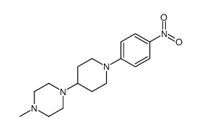 1-甲基-4-(1-(4-硝基苯基)哌啶-4-基)哌嗪结构式