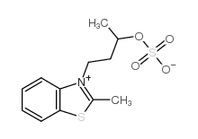 2-methyl-3-(3-sulfatobutyl)benzothiazolium betaine Structure