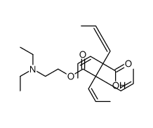 1-[2-(diethylamino)ethyl] hydrogen 2-(tetrapropenyl)succinate结构式