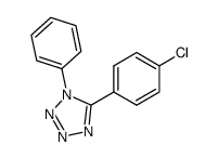 1-phenyl-5-(4-chlorophenyl)-1H-tetrazole Structure